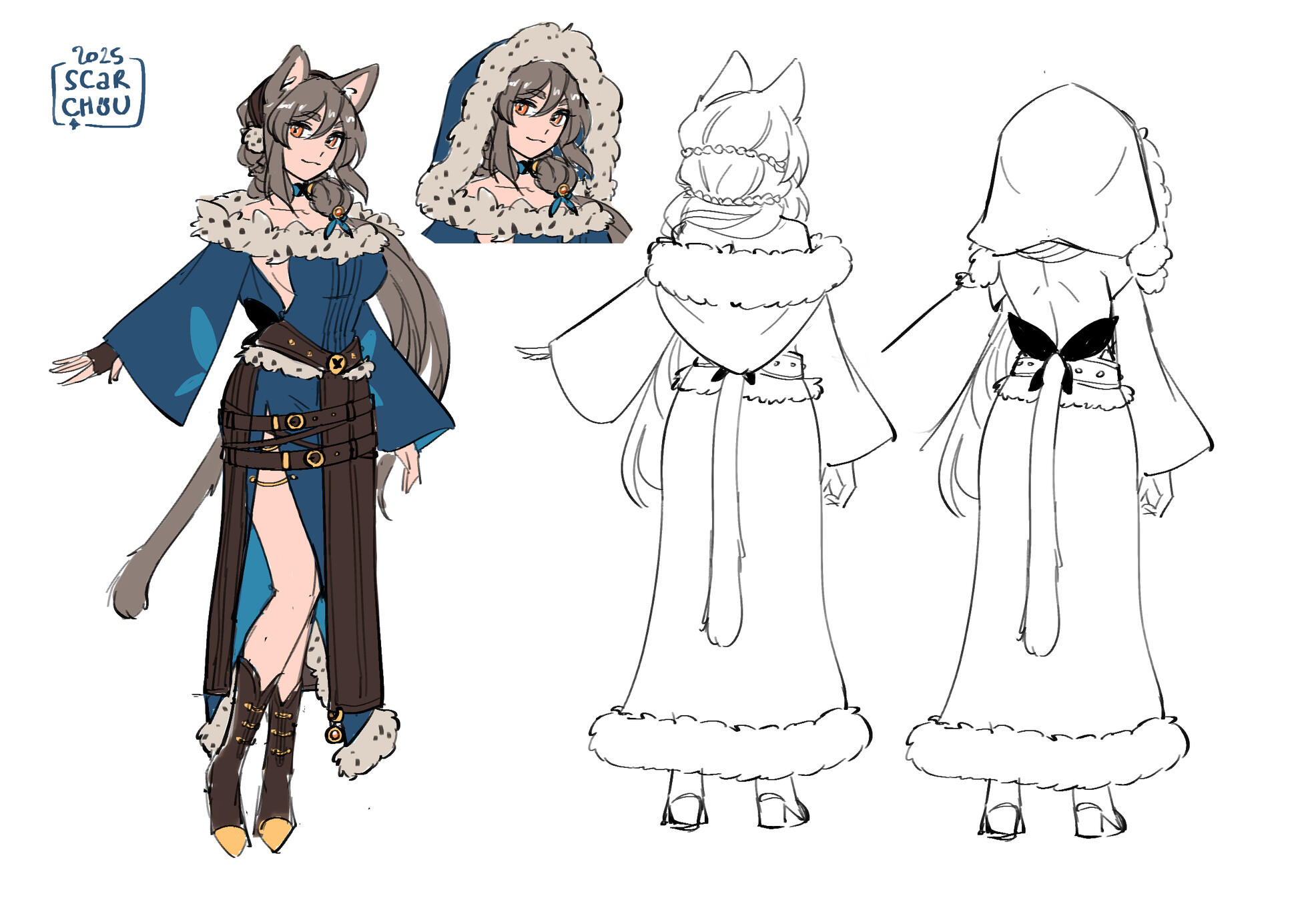 Character design - Winter!Manee
