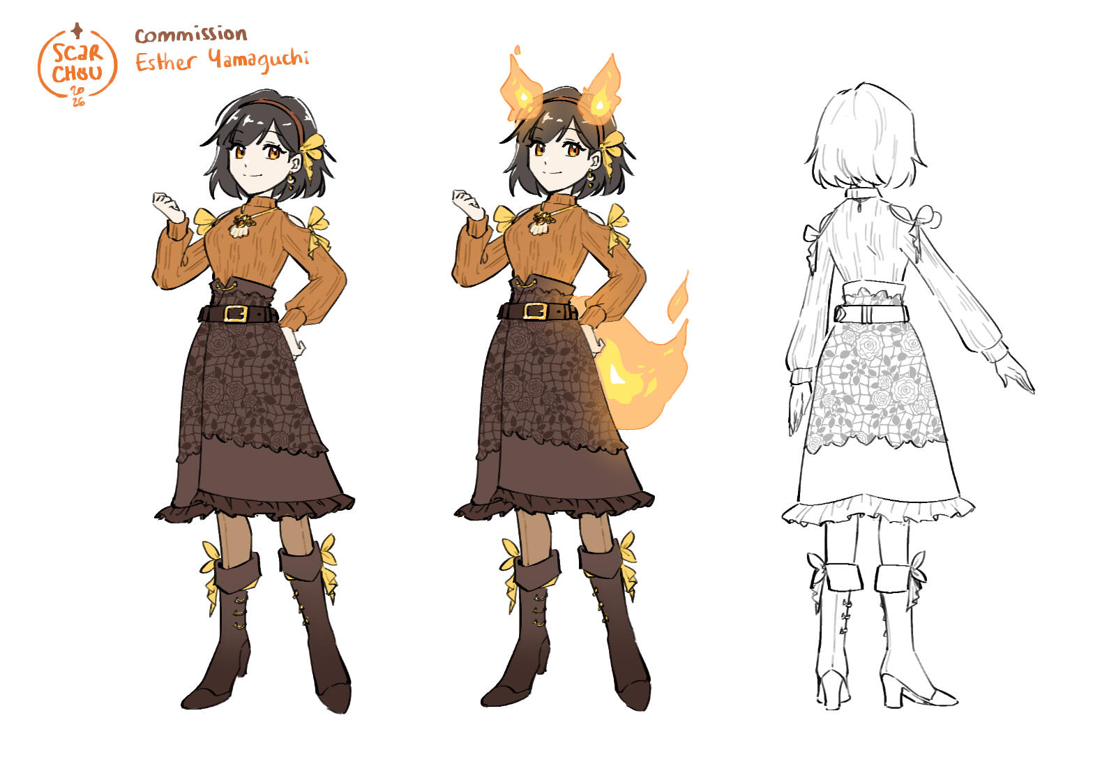 Outfit design - Esther Yamaguchi for jwindchime